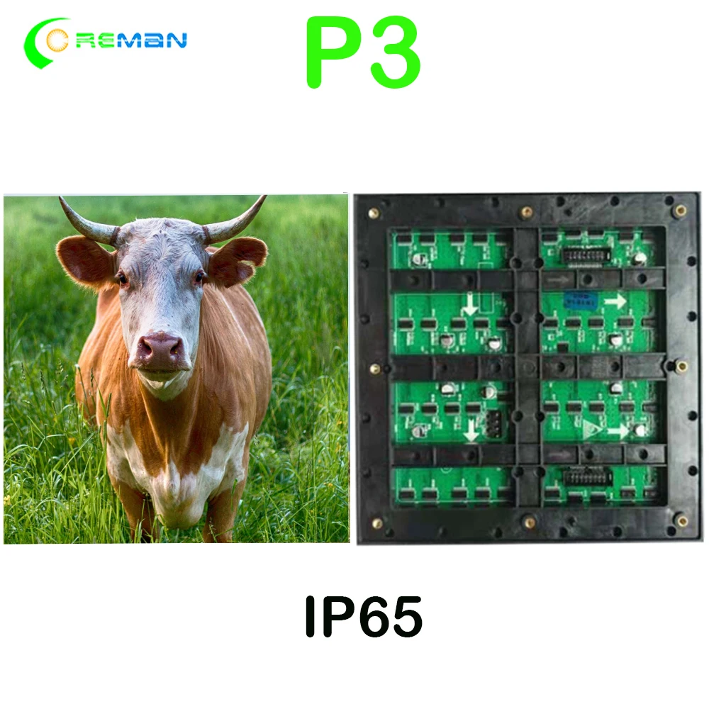 P3 наружный полноцветный светодиодный модуль дисплея маленький шаг RGB HD панели