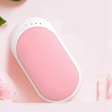 Hand Warmer 5200MAh Portable Double-Sided Hand Warmer Rechargeable to Help Arthritis Patients Are The Best Gift in Winter