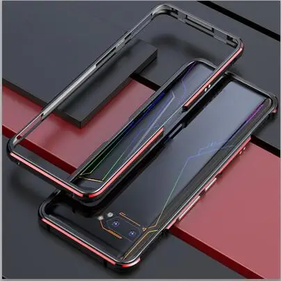 Металлический корпус для ASUS ROG 2 ROG2, металлический каркас для телефона, edge, чехол, чехол ZS660KL, чехол для ASUS ROGPhone2 ZS660KL - Цвет: Black Red