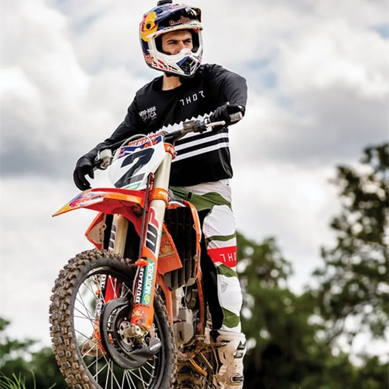 

2020 mx Jersey And Pant With Inner compression short ATV BMX Motocross Jersey Set ATV Suit Motorcycle Gear Set