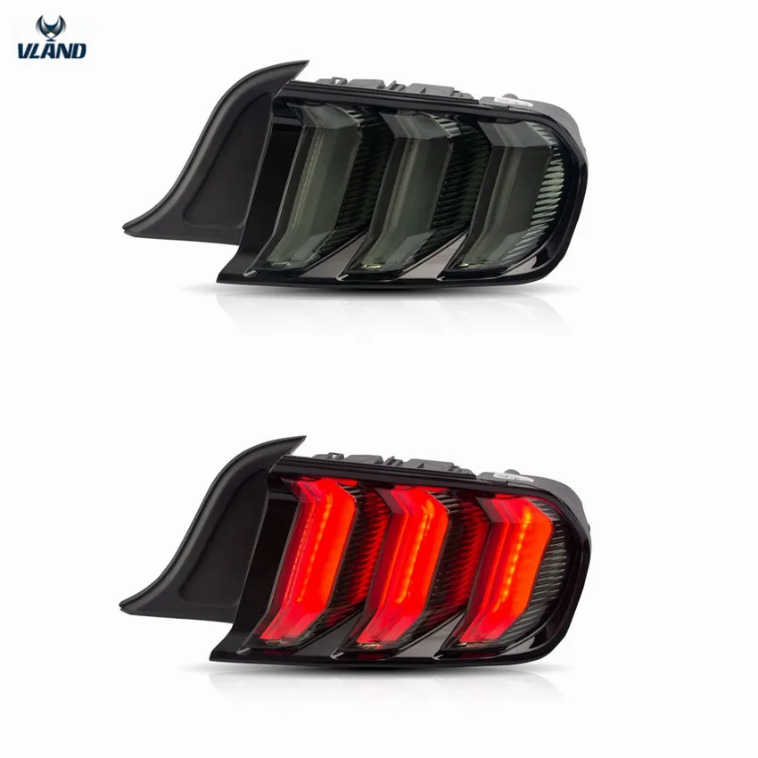  Vland factory car accessories for Car LED lights assembly for Mustang Taillight 2014-UP with two de - 32991192636
