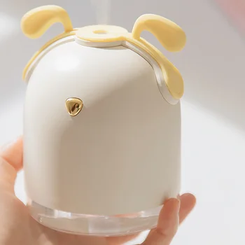 

USB Air Humidificador Wireless Humidifier With Battery Cute Pet Colorful Lamp Ultrasonic Aroma Oil Diffuser For Home Car