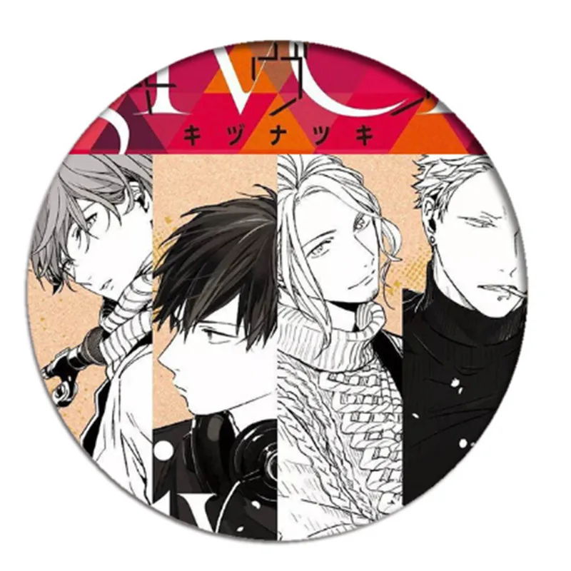 Anime GIVEN Cosplay Badge Uenoyama Ritsuka Brooch Pin  Accessories For Clothes Backpack Decoration gift