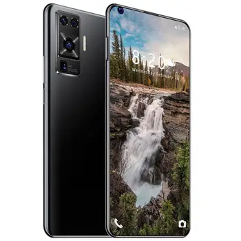 

7.1 Inch X60 Pro Global Version Full Screen Smartphone Android 9.0 Snapdragon 855 8GB RAM 256GB ROM 2 Camera 2020 Smart Phone