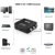Kebidu HDMI-совместимый с RCA Конвертер AV/CVSB L/R Video Box HD 1080P 1920*1080 60Hz HDMI2AV Поддержка NTSC PAL Выход HDMIToAV