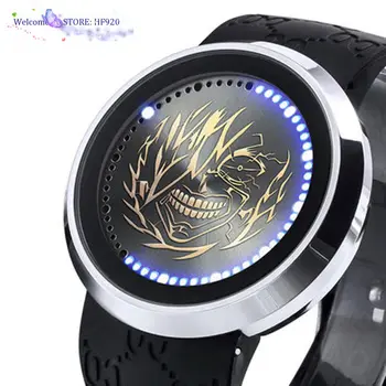 

Tokyo Ghoul Ken Kaneki LED Watch Waterproof Luminous Anime WristWatch Box Gift