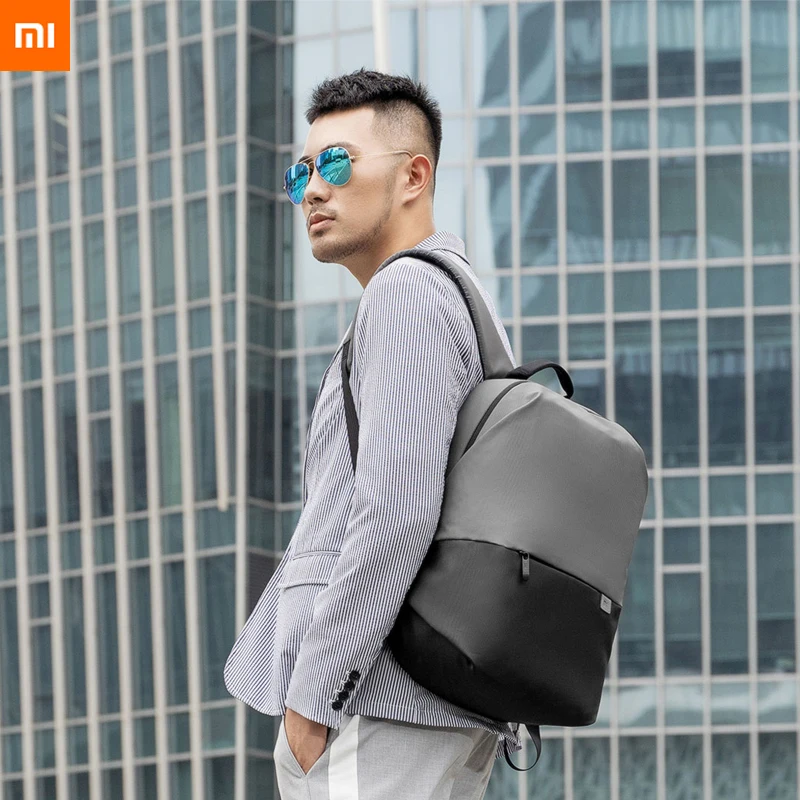

new xiaomi Simple casual backpack 20L big capacity 490g lightweight Ice fabric waterproof 4 Colors for students man woman