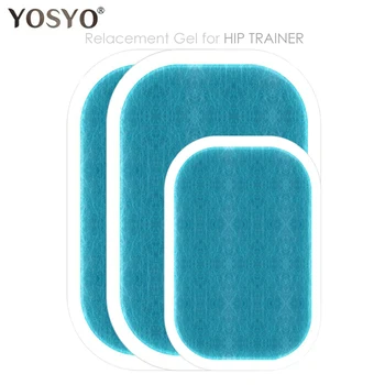 

1Bag(3PCS)Replacement Gel Pads Hip Muscle Trainer Replacement Massager Gel Sheet Muscle Stimulator Exerciser Pad Accessories