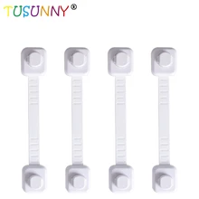 TUSUNNY 1/2/3 шт./лот выдвижные двери шкафа тумба замки с животными для малышей и детей постарше Детская безопасность Уход за Пластик замки на бретелях для малышей защиты