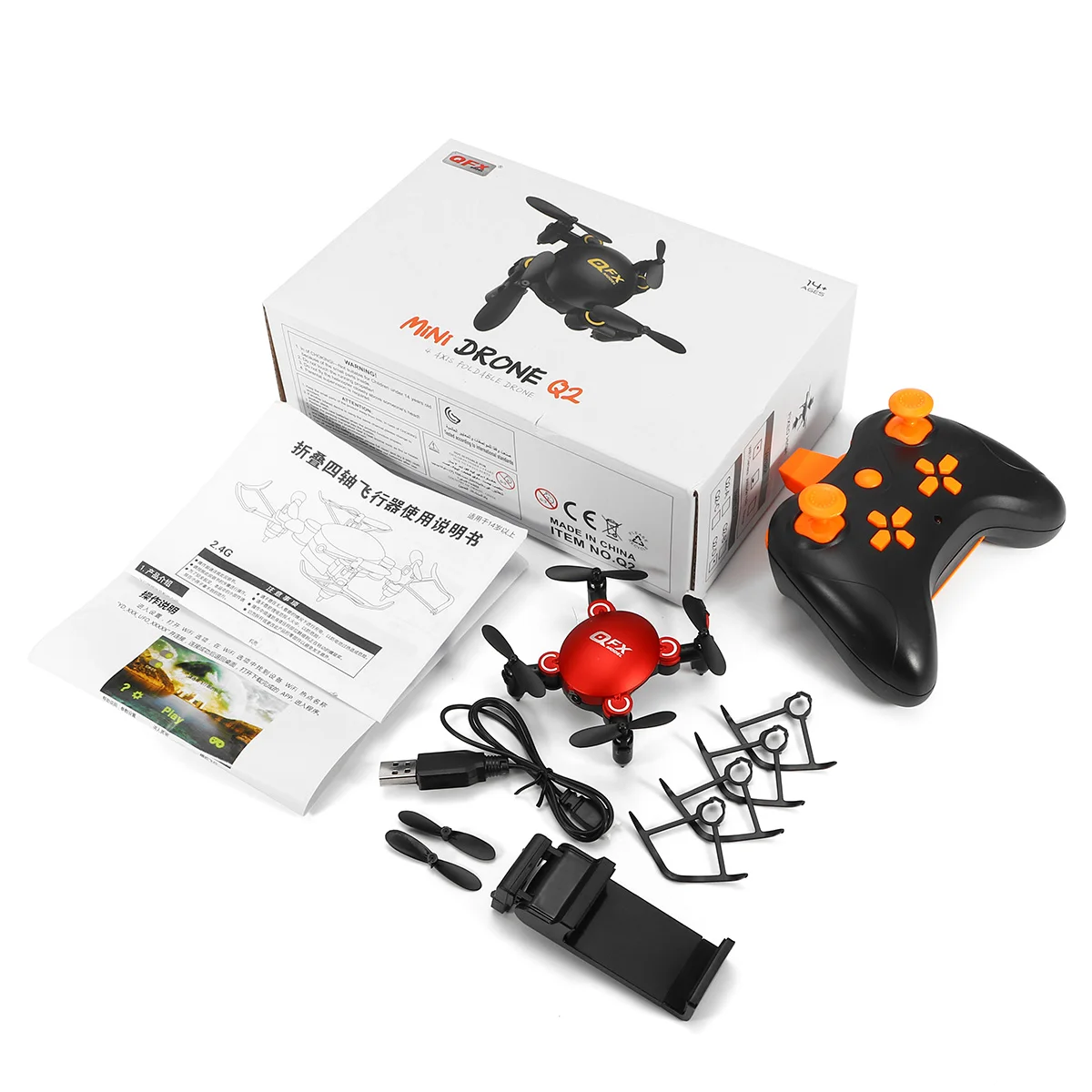 0.3MP камера 2,4 ГГц wifi складной мини Дрон Безголовый режим RC Квадрокоптер с 30 Вт камерой