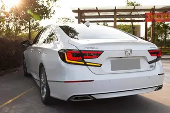 

For Honda Accord LED time of the water steering rreversing driving light brake lamp taillights assembl