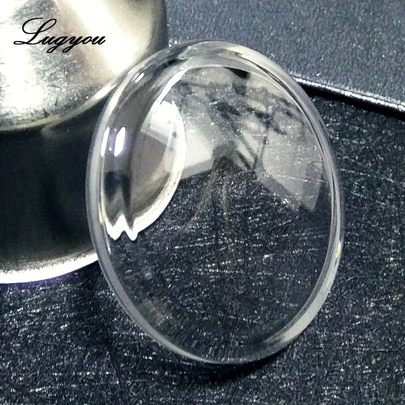 Lugyou San Martin, толщина 4,7 мм, двойной куполообразный сапфировый кристалл, диаметр 32 мм, вогнутое пузырьковое стекло для 62 mas SN007, часы, не царапаются