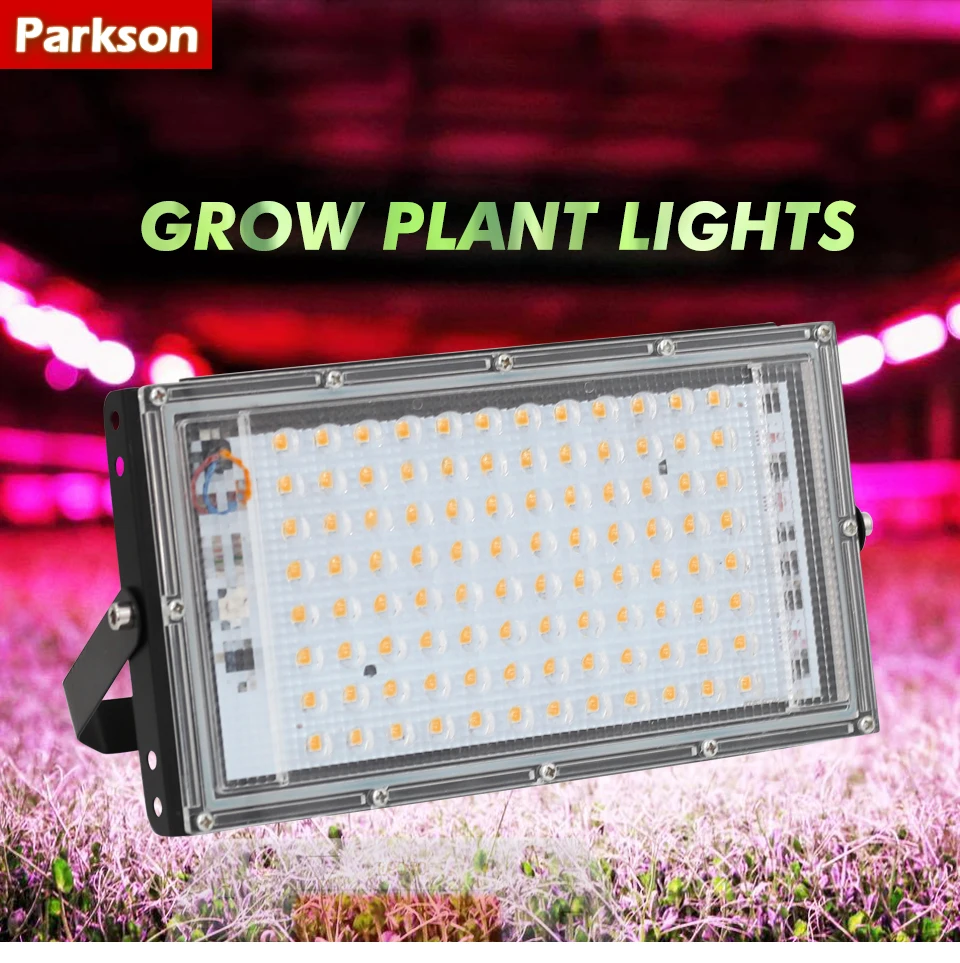 Description Picture 2 of item100W LED Grow Light PhytoLamp For Plants Tent Flower Seeding AC 220V 240V Full Spectrum Lamp Indoor Outdoor Floodlight Grow Box
