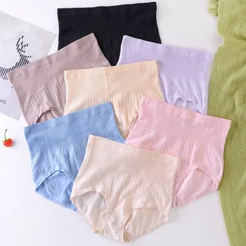 

Women Sexy Panties Female High Waist Lace Women Underwear Ladies Underpants Intimates Lingerie Solid Color Lift Hip Briefs