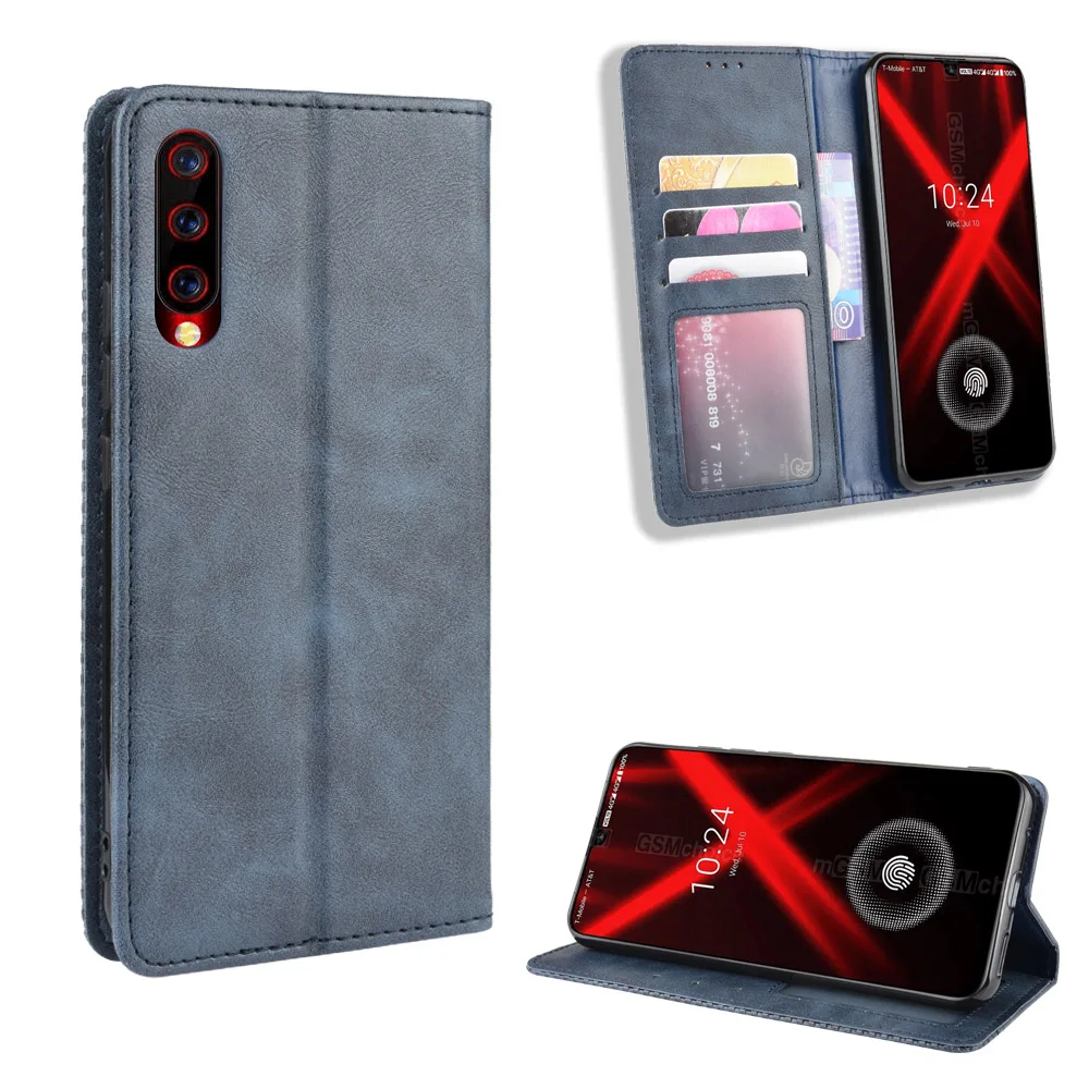

Umidigi X Case UmidigiX Wallet Flip Style Vintage Imprint Leather Phone Back Cover For Umidigi X Case With Photo frame