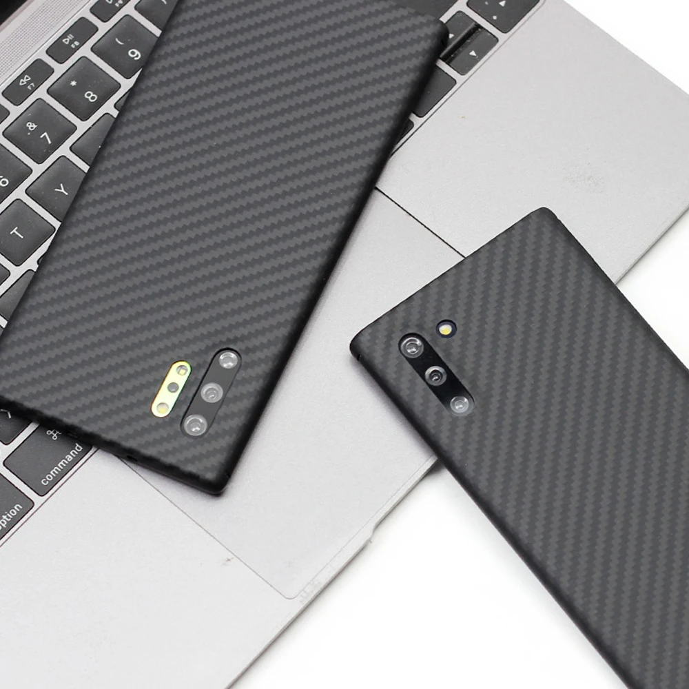 Ultra Thin Carbon Fiber For Samsung Note 10 Plus Case Cover Aramid Fiber Case for Galaxy Note 20 Ultra Note20 Cover