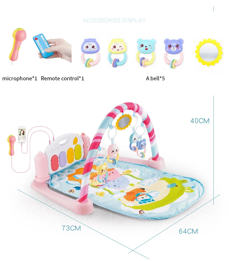 Мультфильм 0-12 monate Baby Spielzeug Bett kinderwaga детский мобильный телефон для новорожденных