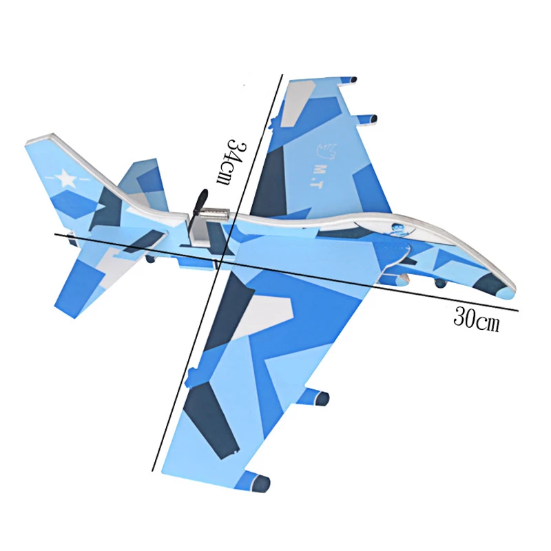 Перезаряжаемые Электрический самолет модель планер самолет из пенопласта игрушки летающий самолет игрушки для улицы с светодиодный свет научная образовательная игрушка