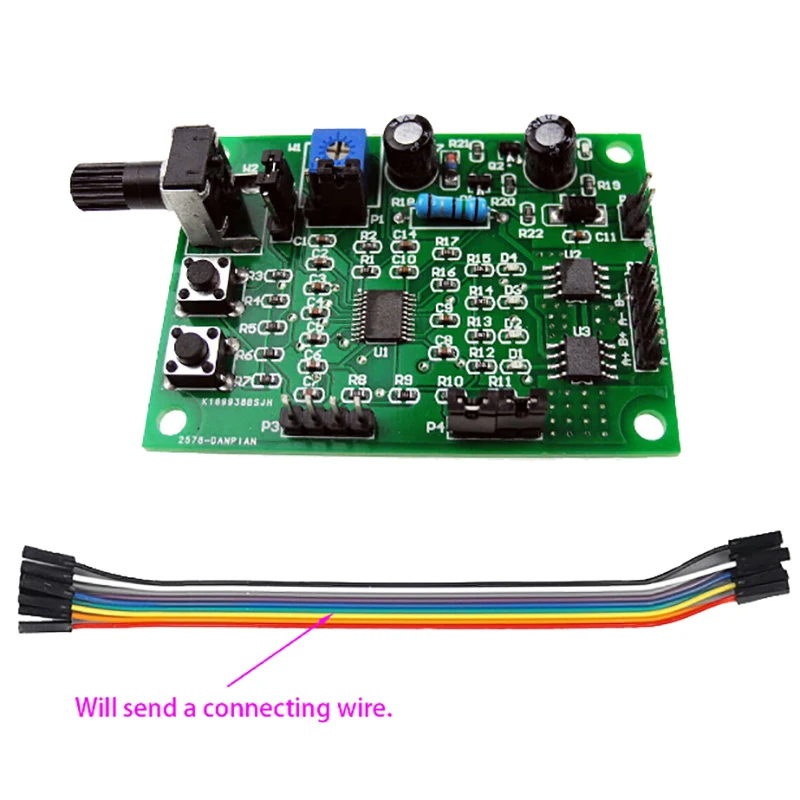 DC 5 V-12 V 2-фазный 4-проводной микро шаговый мотор драйвер мини 4-фазный 5-проводной Шаговый двигатель Скорость модуль контроллера доска