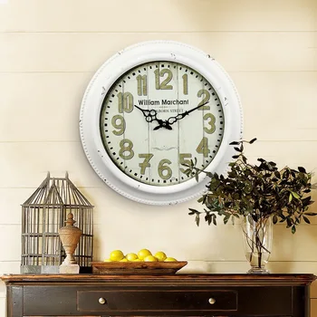 

Nordic Idyllic Clock Creative Clock Home Iron Watch