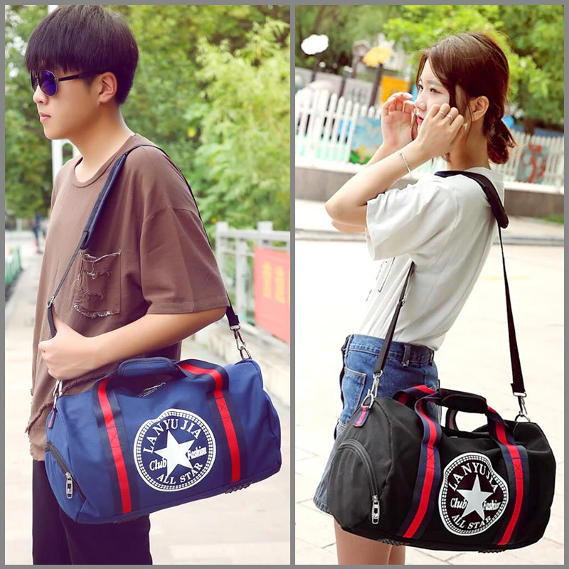Canvas Sports Bag Training Gym Bag Men Woman Fitness Bags Durable Multifunction Handbag Outdoor Sporting Tote For Male