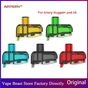 

Original Artery Nugget+ Empty Pod Cartridge 5ml Fit Artery Nugget+ Pod Kit Fit Artery XP Coil/Artery PAL II Coil E-cigarette Pod