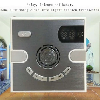 

Tf Card Wall Bluetooth Call Small Speaker Comes with Microphone Stereo Living Room Multi-Function Advanced Player