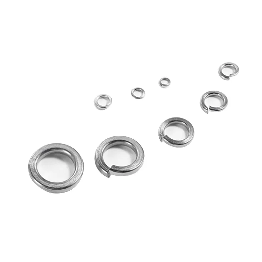 Square Section Spring Split Washers A4 Marine Grade Stainless Steel M2 M2.5-M24 