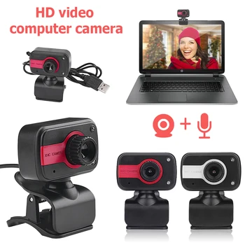 

USB Webcam HD Camera Web Cam MIC Clip-On For Computer Laptop Web Camera 360 Degree Usb Camera