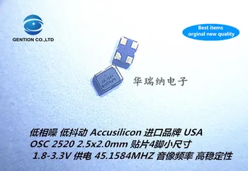 

5pcs 100% new and orginal AS318 OSC 2520 2025 low jitter active crystal 45.1584M 45.1584MHZ