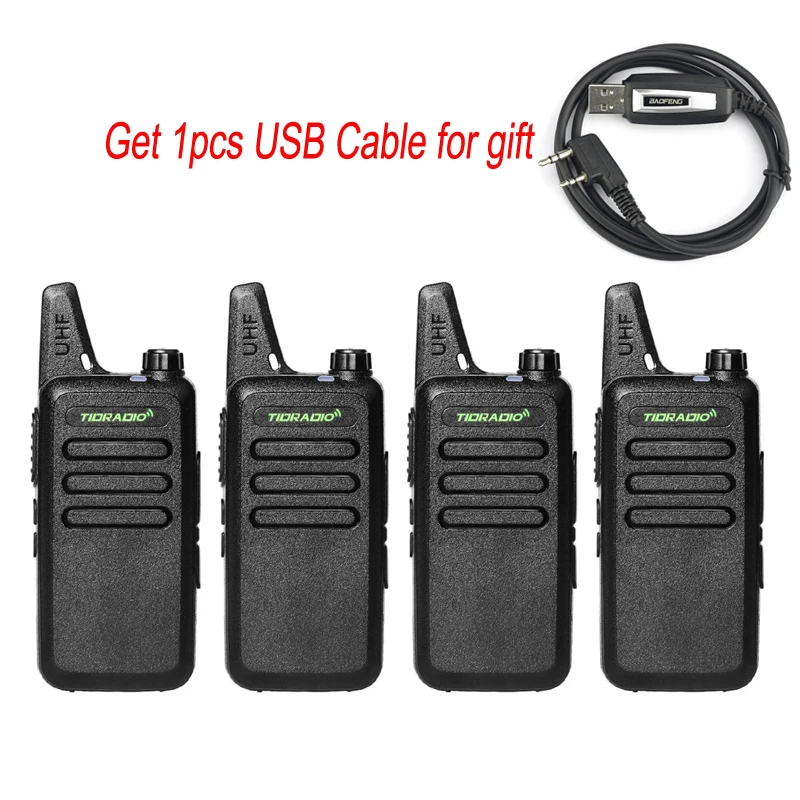 4 шт. мини-рация TD-M8 16CH UHF 400-470MHz радиостанция двухсторонняя радио Удобная рация детская рация рация для охоты