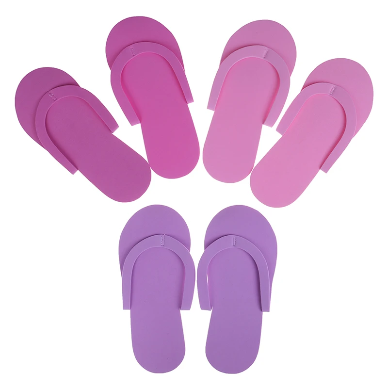 12 Pairs Spa Pedicure Sandals Disposable Foam Slippers Foam Pedicure