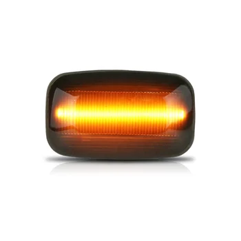 

2PCS Dynamic LED Side Marker fender Lights 12V Flowing Turn Signal Light Side Repeater for Toyota Landcruiser 70 80 100 Series