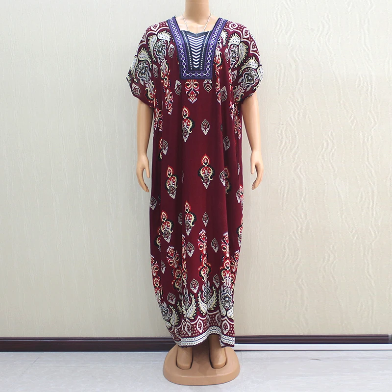 Dashikiage африканские Дашики модные поступления элегантные аппликации зеленый Чистый хлопок африканские длинные платья