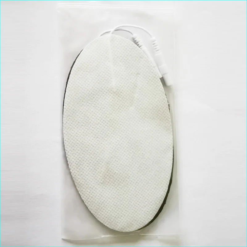 6.8*12.5cm Large Oval 1pair Electrode Pad for Digital TENS Meridian Therapy Patches Machine Ems Nerve Muscle Stimulator Tens Pad