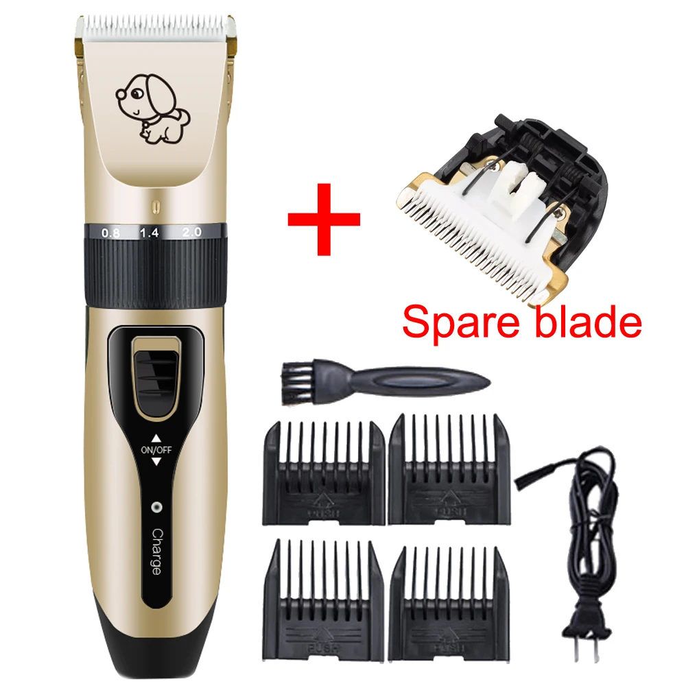 

2019 Rechargeable Low-noise Pet Hair Clipper Remover Cutter Grooming Cat Dog Hair Trimmer Electrical Pets Hair Cut Machine