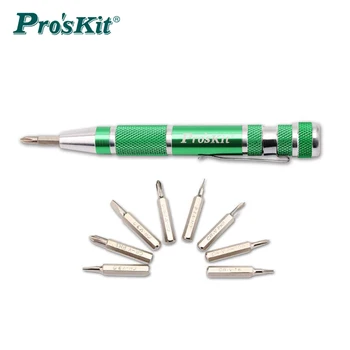 

Proskit 9in1 Precision Screwdriver Set Torx Bit Set For Phone Repair Aluminum Handle Screwdriver Bits Set Of Screwdrivers