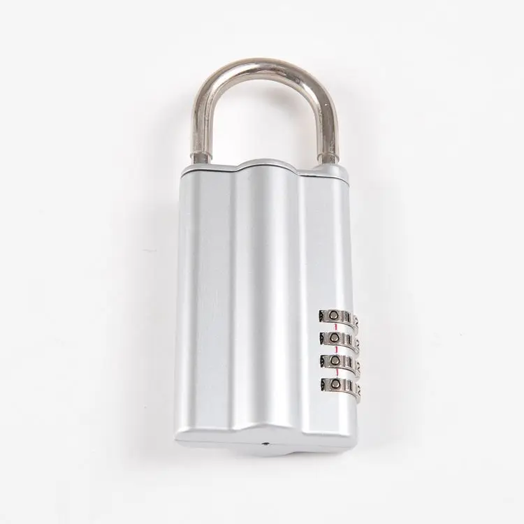 

Amazon Hot Selling Door Handle Free Installation Password Key Box Zinc Alloy Padlock with Password Required Storage Box Password