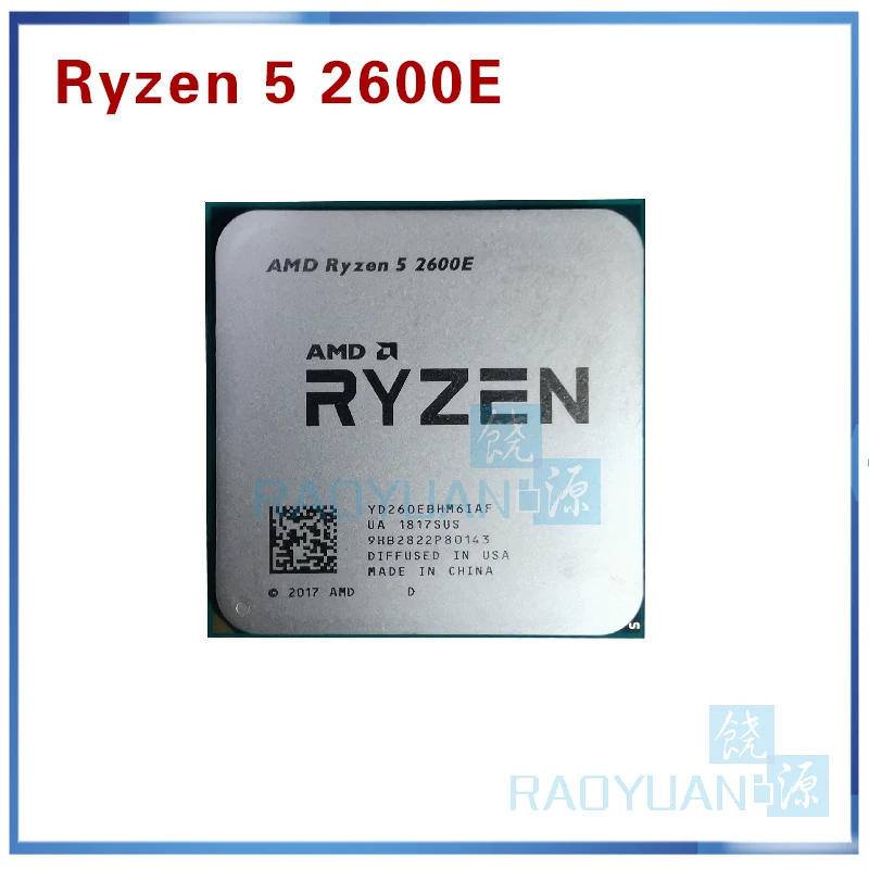 Процессор AMD Ryzen 5 2600E R5 3 1 ГГц шестиядерный двенадцатиядерный 45 Вт YD260EBHM6IAF разъем AM4