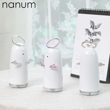

Car air freshener Ultrasonic Angel Humidifier 230ml Mini USB Essential Oil Diffuser LED Air Purifier For Home Office