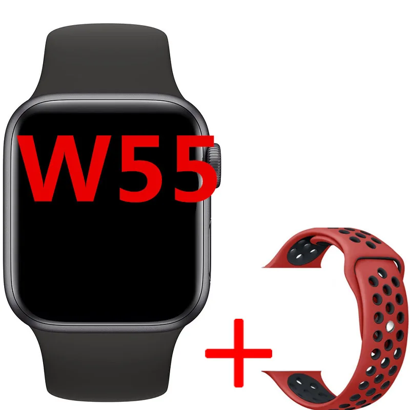 IWO 11 умные часы серии 5 w55 умные часы для Apple IOS Android 44 мм gps ЭКГ монитор сердечного ритма PK iwo 9 8 plus 9 10 - Цвет: iow1107