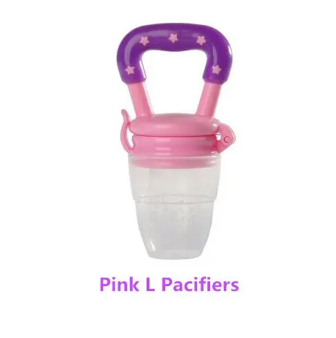 Соска фрукты детские бутылочки пустышки для фруктов еда соска биты питатель пустышки Силиконовые Детские пустышки Bummy соска силикагель - Цвет: Nipple Pink L