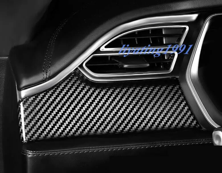 Подходит для Tesla модель X S- Высокое качество Настоящее углеродное волокно приборной панели Крышка центральной консоли отделка