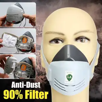 

Anti Dust Smog Mask Respirator Pollution Mask Anti Air Dust and Smoke Masks For Welder Welding Paint Spraying Cartridge Gas Mask