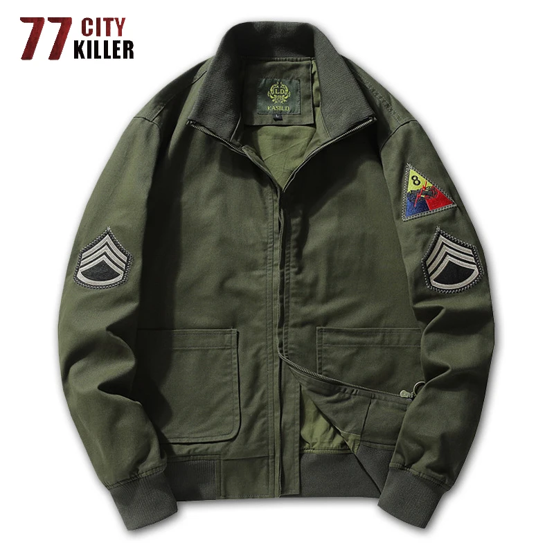 Giubbotto Bomber Stile Fury Uomo Tattico Militare Bracciale Giacche Da Uomo Ma-1 Giacche Cargo Uomo Baseball Chaqueta Hombre Taglia M-6Xl