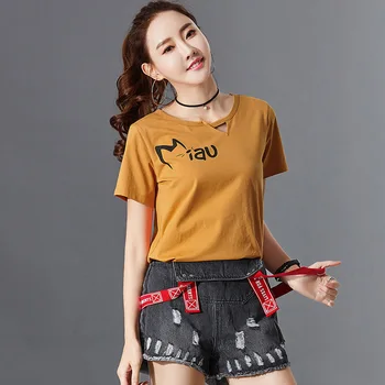 

Summer 2020 short sleeve t shirt Women Top Garment
