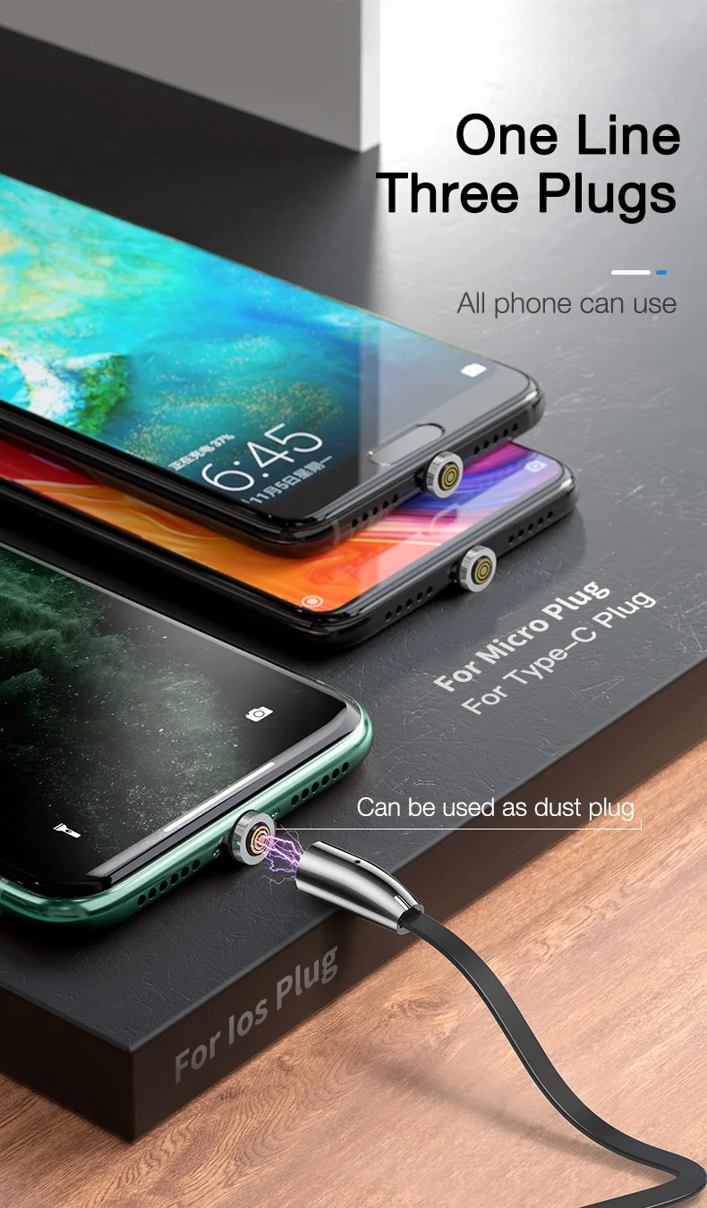 Cafele 3 в 1 Магнитный USB кабель для iPhone зарядное устройство выдвижной 3A Быстрая зарядка Micro USB C кабель для huawei samsung Xiaomi
