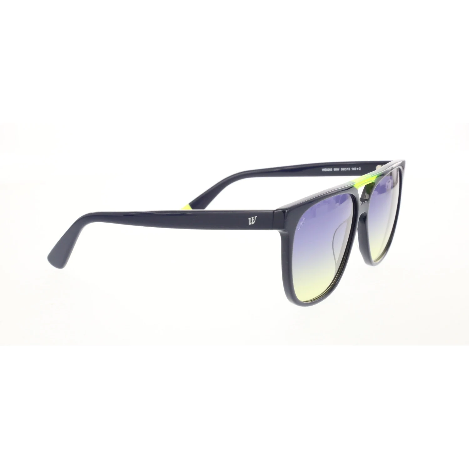 

Men's sunglasses w 0263 90w bone navy blue organic rectangle rectangular 59-13-145 web