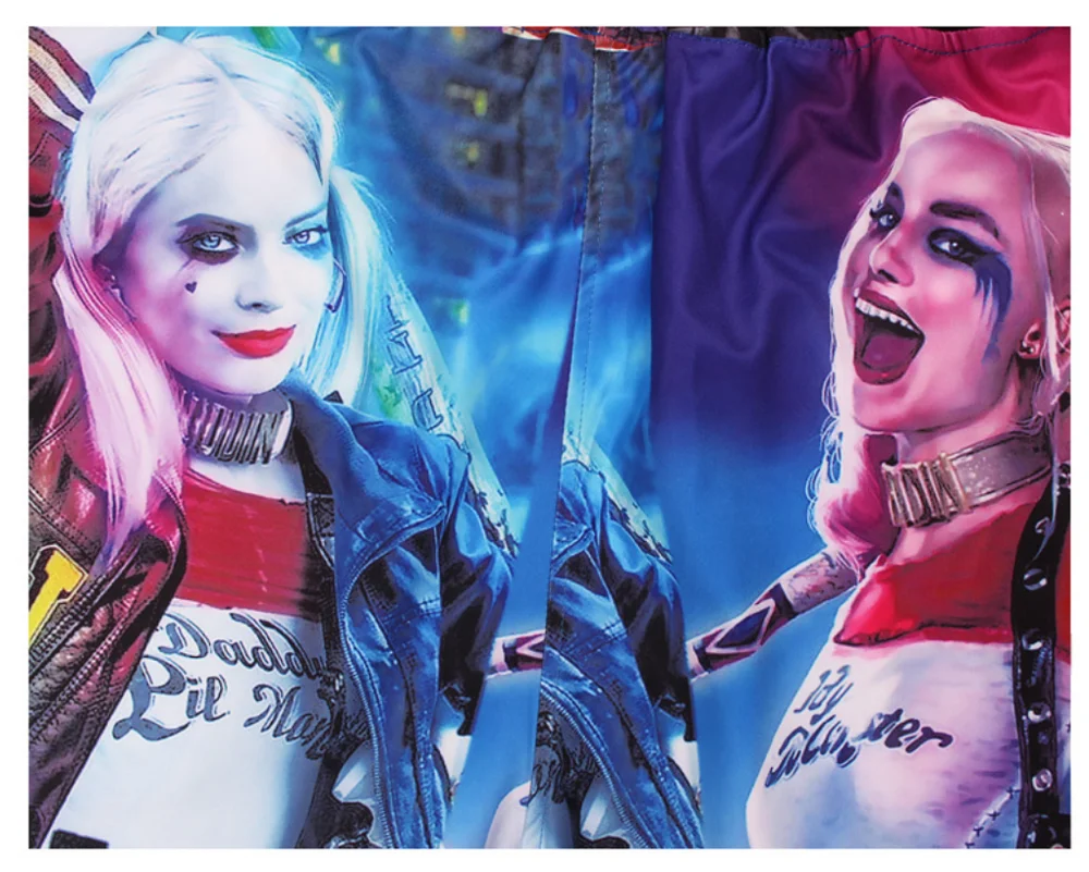 Модные дизайнерские штаны для бега Harley Quinn с 3D принтом, мужские/женские спортивные штаны унисекс, спортивные штаны, повседневные штаны в стиле Харадзюку