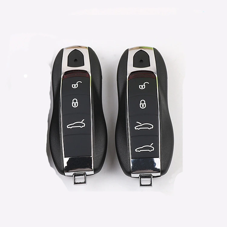 YLKGTTER Замена 3/4 Кнопка smartcar ключ оболочка подходит для Porsche 911 997 Boxster 987 популярный флип Floding чехол без чипа внутри